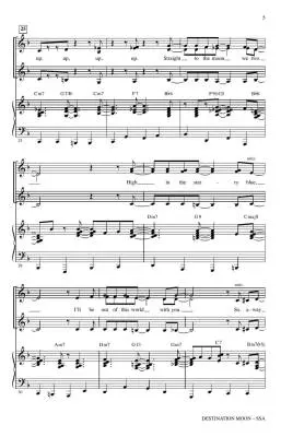 Destination Moon - Shaw - Choral Octavo - SSA Accompanied