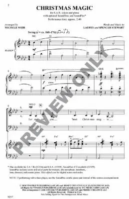 Christmas Magic - Laufey/Stewart/Weir - Choral Octavo - SAB Accompanied
