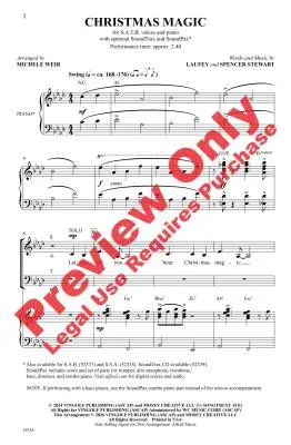 Christmas Magic - Laufey/Stewart/Weir - Choral Octavo - SATB Accompanied