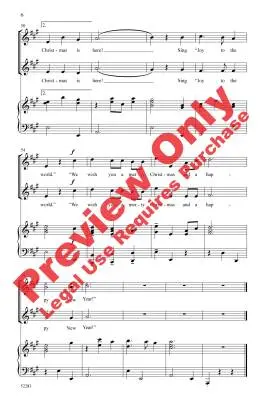 Christmas Is Here - Donnelly/Strid - Choral Octavo - 2-Pt Accompanied