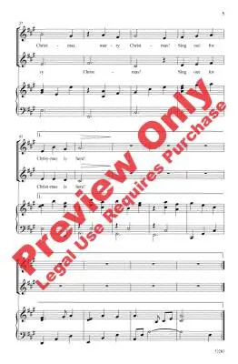 Christmas Is Here - Donnelly/Strid - Choral Octavo - 2-Pt Accompanied