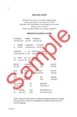 Campana Sobre Campana - Wagner - Choral Octavo - 2-Pt Accompanied