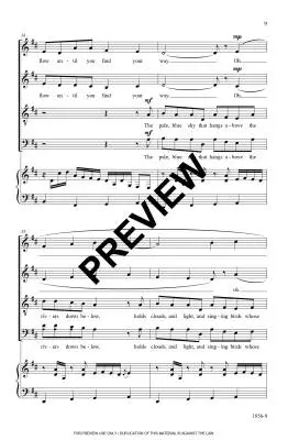 Bluestem - Piontek - Choral Octavo - SATB Accompanied