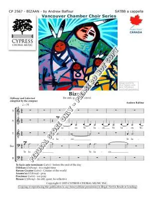 Bizaan (Be Still) - Balfour - Choral Octavo - SATBB A Cappella