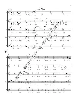 Bizaan (Be Still) - Balfour - Choral Octavo - SATBB A Cappella