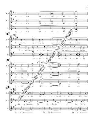 Awasis (Child) - Balfour - Choral Octavo - SSA A Cappella
