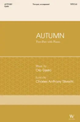 Walton - Autumn - Gjeilo - Choral Octavo - 2-Pt Accompanied