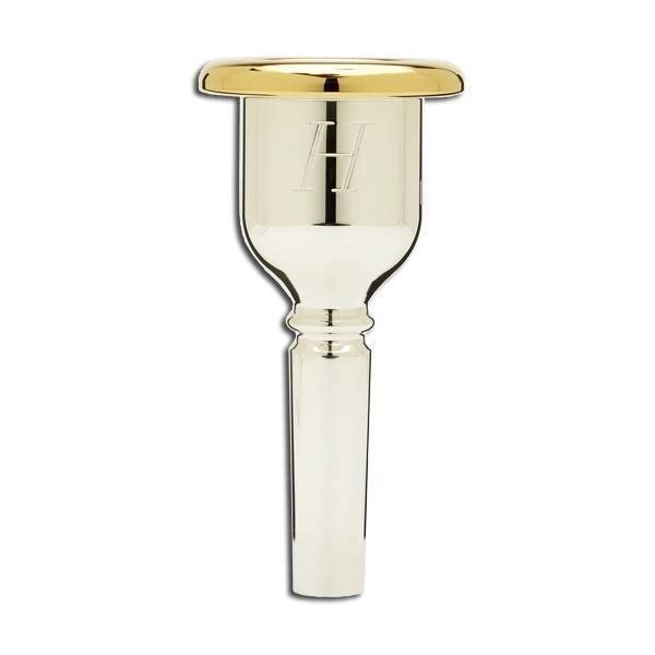 2.5CC Heritage Tuba Mouthpiece Gold/Silver Finish