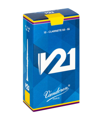 Vandoren - V21 Bb Clarinet Reeds (10/Box) - 3.5
