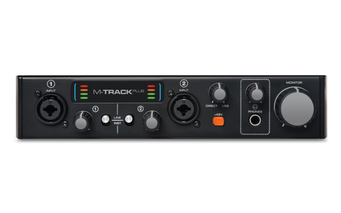 2-Channel USB 2.0 Audio Interface with 24-bit / 96 kHz Resolution