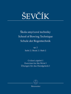 School of Bowing Technique op. 2, Book 2 - Sevcik/Foltyn - Violin - Book