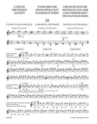 School of Bowing Technique op. 2, Book 2 - Sevcik/Foltyn - Violin - Book
