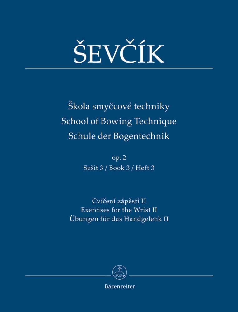 School of Bowing Technique op. 2, Book 3 - Sevcik/Foltyn - Violin - Book