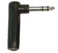 Link Audio - Link Audio 1\/4 TRS-M Angled to 1\/4 TRS-F Adaptor