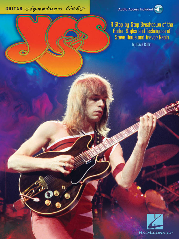 Yes - Guitar Signature Licks - Howe/Rabin - Tablatures de guitare- Livre/audio en ligne