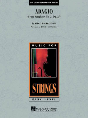 Hal Leonard - Adagio from Symphony No. 2, Op. 27 - Rachmaninoff/Longfield - String Orchestra - Gr. 2