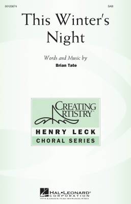 Hal Leonard - This Winters Night - Tate - SAB