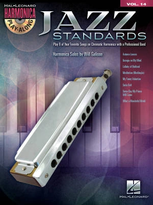 Hal Leonard - Jazz Standards: Harmonica Play-Along Volume 14 (Chromatic Harmonica) - Galison - Book/CD