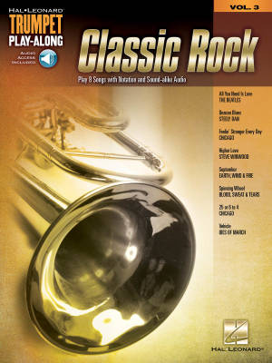 Classic Rock: Trumpet Play-Along Volume 3 - Book/Online Audio
