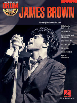James Brown: Drum Play-Along Volume 33 - Drumset - Book/CD
