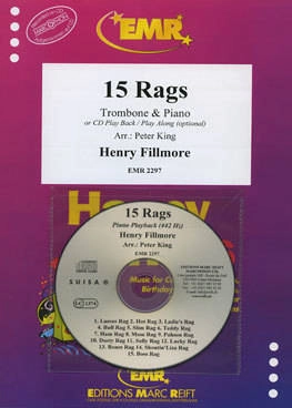 15 Rags - Fillmore/King - Trombone/Piano - Book/CD