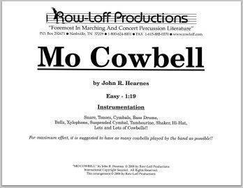 Mo Cowbell - Hearnes - Percussion Ensemble