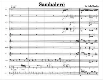 Sambalero - Davila - Percussion Ensemble