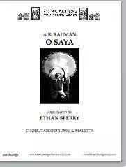 O Saya - Rahman/Sperry - SATB