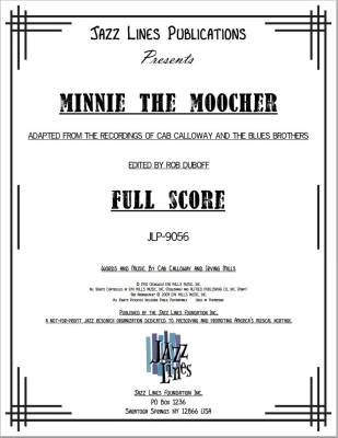 Jazz Lines Publications - Minnie The Moocher - Calloway/Mills/Duboff - Ensemble de jazz/voix - Niveau Facile