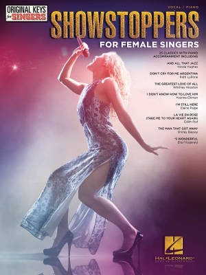 Showstoppers For Female Singers - Piano/Vocal Songbook