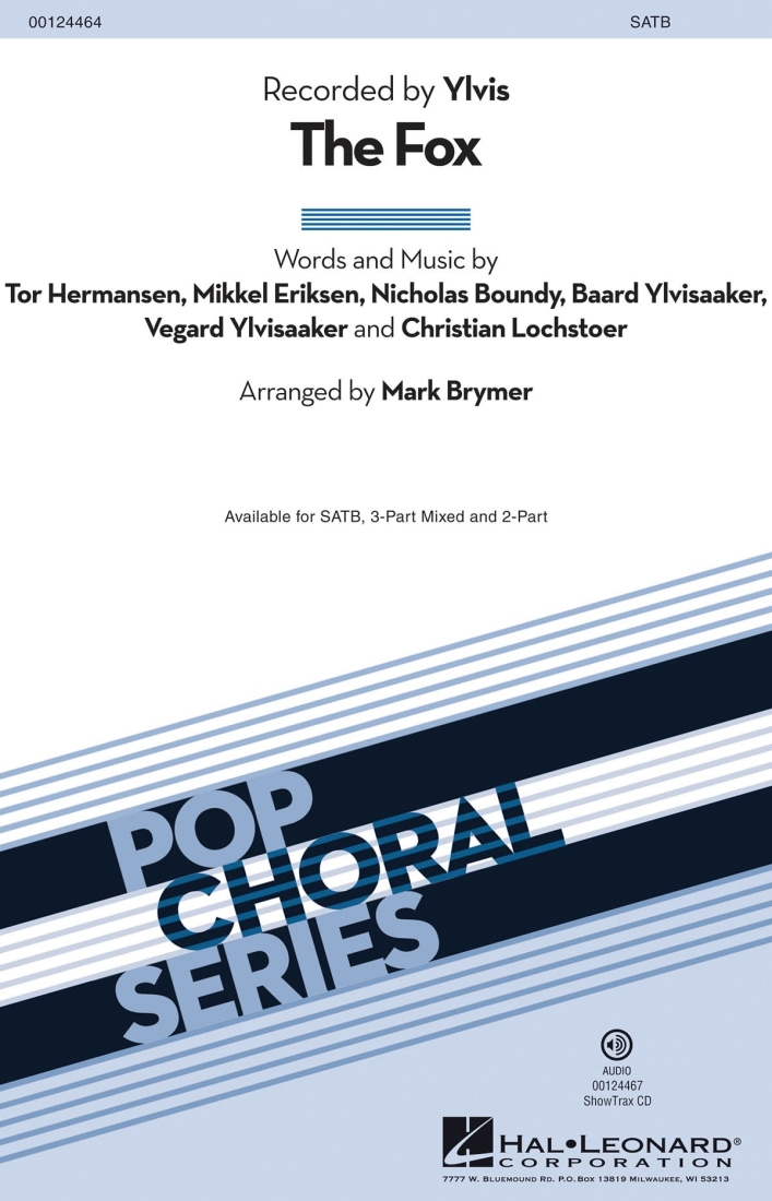 The Fox - Ylvis/Brymer - SATB