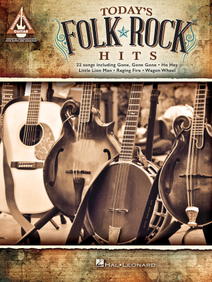 Today\'s Folk Rock Hits - Guitar TAB - Book