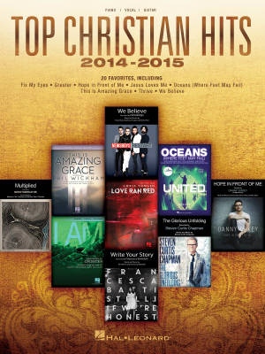 Top Christian Hits 2014-2015 - Piano/Vocal/Guitar - Book