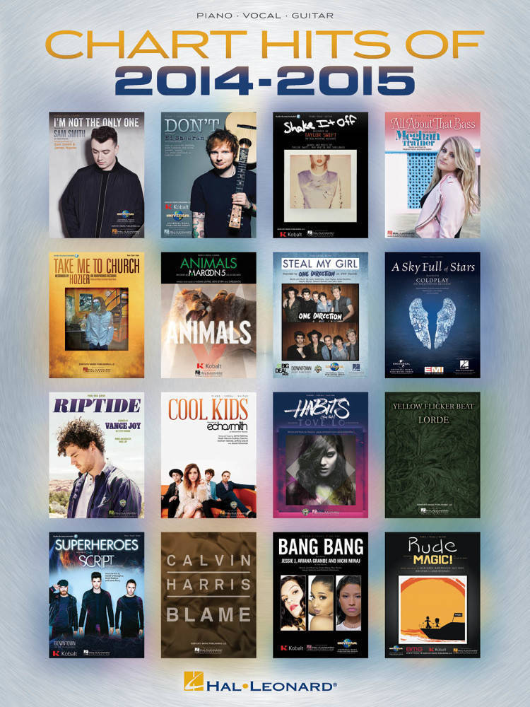 Chart Hits Of 2014-2015 - Piano/Vocal/Guitar - Book