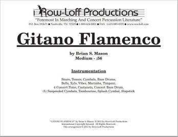 Gitano Flamenco - Mason - Percussion Ensemble