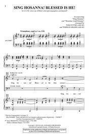 Sing Hosanna! Blessed Is He! - Fettke/Grassi - SATB/Children\'s Choir