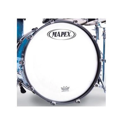 22\'\' Heads by Remo Set of 3 - White w/Black Mapex Logo