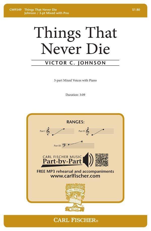 Things That Never Die - Johnson - 3 Pt Mixed