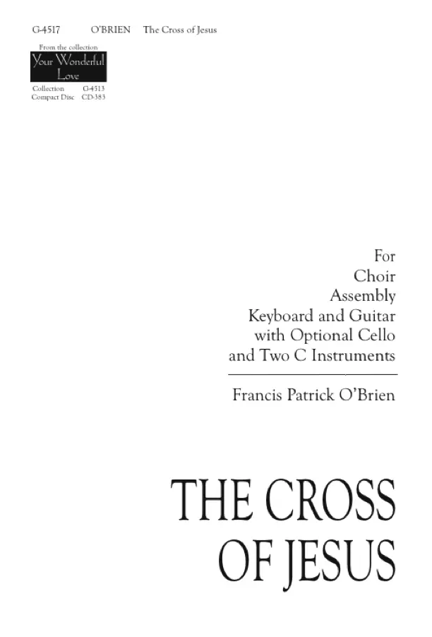 The Cross of Jesus - O\'Brien - SAB