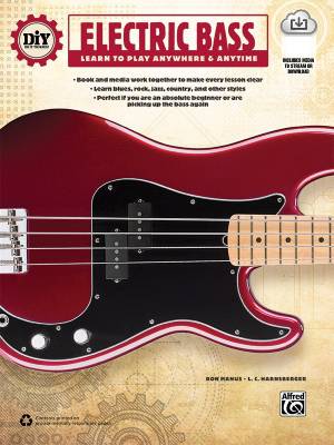 Alfred Publishing - DiY (Do it Yourself) Electric Bass - Manus/Harnsberger - Book/Media Online