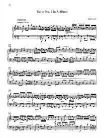 Six English Suites, BWV 806--811 - Bach - Advanced Piano