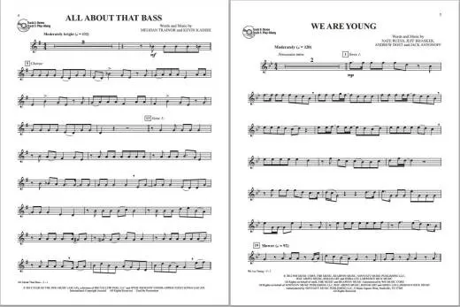 Billboard Top Tracks Instrumental Solos - Clarinet - Book/CD