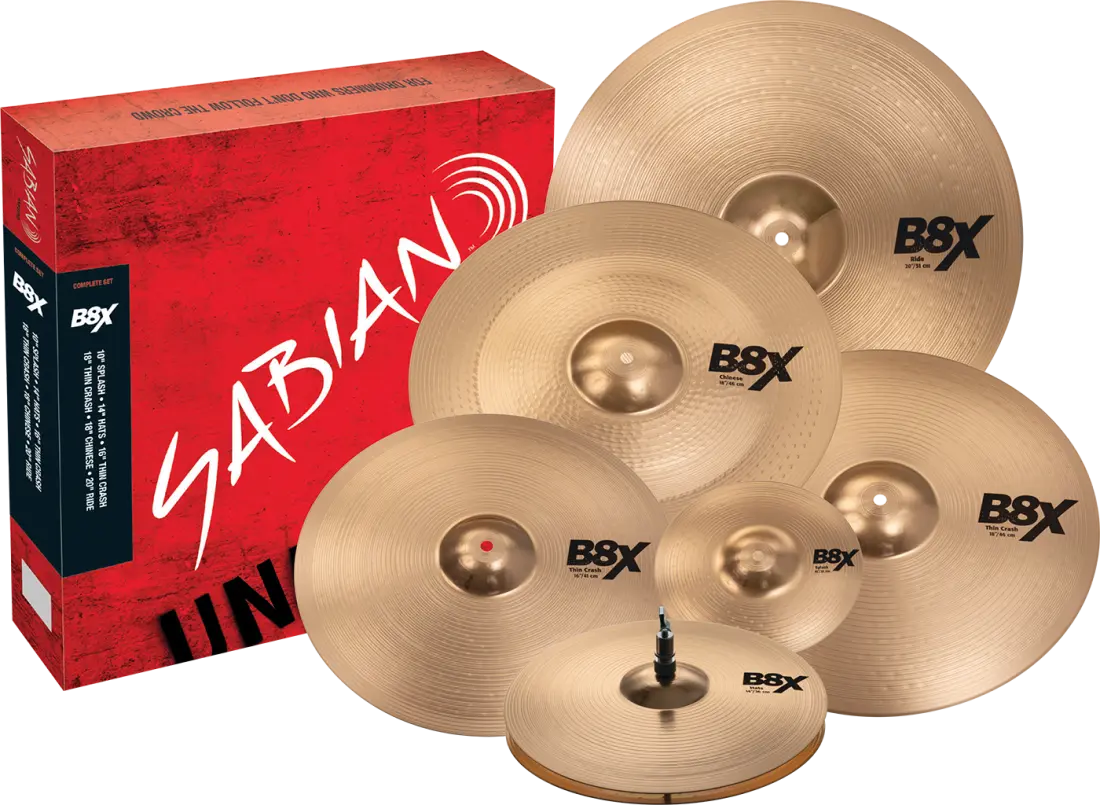 B8X Complete Cymbal Set