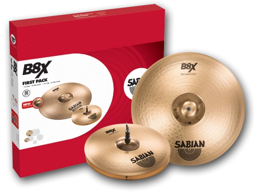 Sabian - Ensemble B8X First Pack - 14HH/16Crash