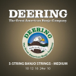 Deering Banjo Company - 5-String Banjo Strings - Medium