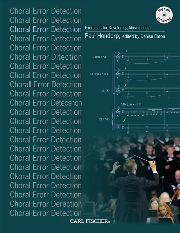 Choral Error Detection: Exercises for Developing Musicianship - Hondorp/Eaton - Book/CD