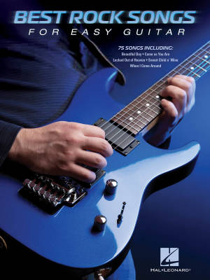 Best Rock Songs For Easy Guitar - Guitar - Book