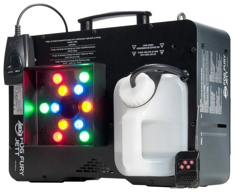 High Velocity Vertical Fog Machine W/ RGBA LEDs