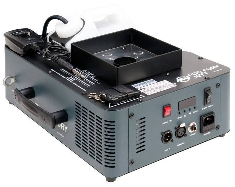 American DJ High Velocity Vertical Fog Machine W/ RGBA LEDs Long & McQuade