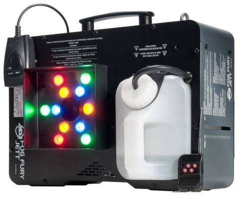 American DJ - High Velocity Vertical Fog Machine W/ RGBA LEDs